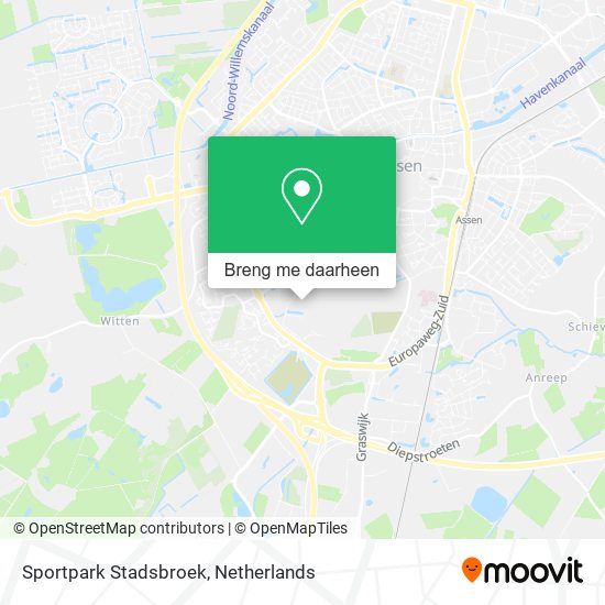 Sportpark Stadsbroek kaart