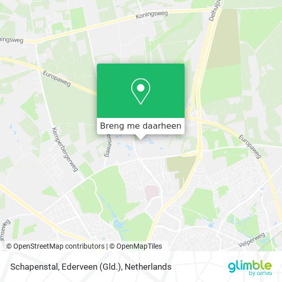 Schapenstal, Ederveen (Gld.) kaart