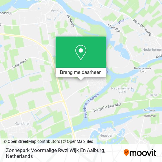 Zonnepark Voormalige Rwzi Wijk En Aalburg kaart