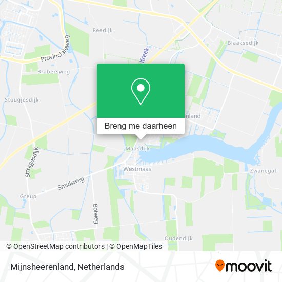 Mijnsheerenland kaart