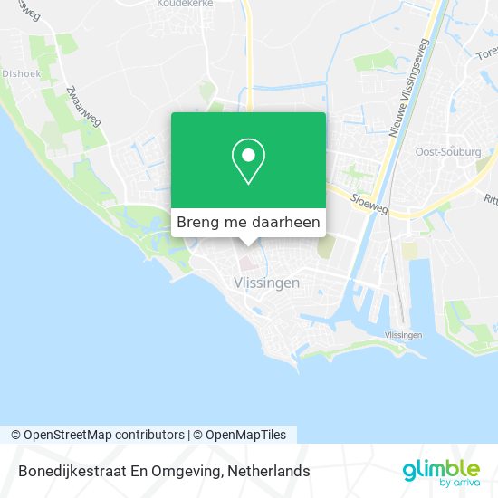 Bonedijkestraat En Omgeving kaart