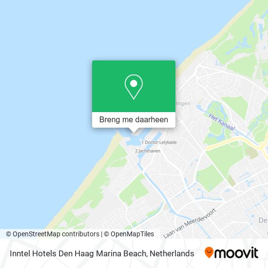 Inntel Hotels Den Haag Marina Beach kaart