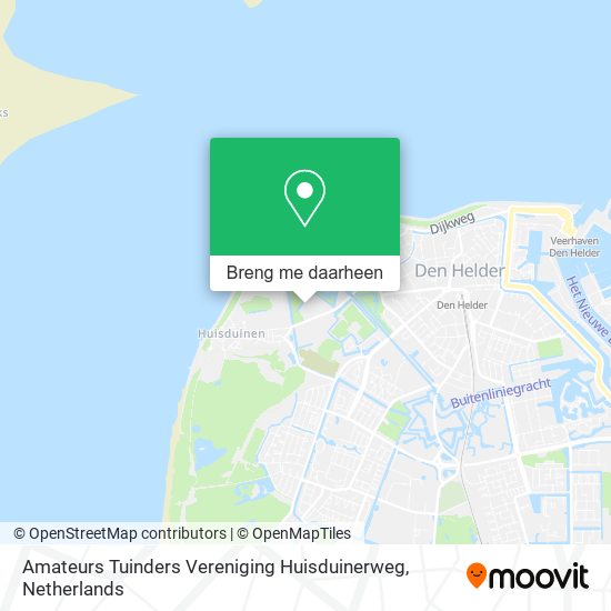 Amateurs Tuinders Vereniging Huisduinerweg kaart