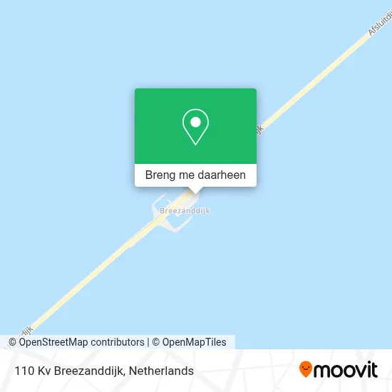 110 Kv Breezanddijk kaart