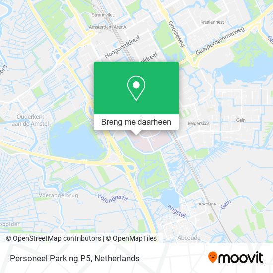 Personeel Parking P5 kaart