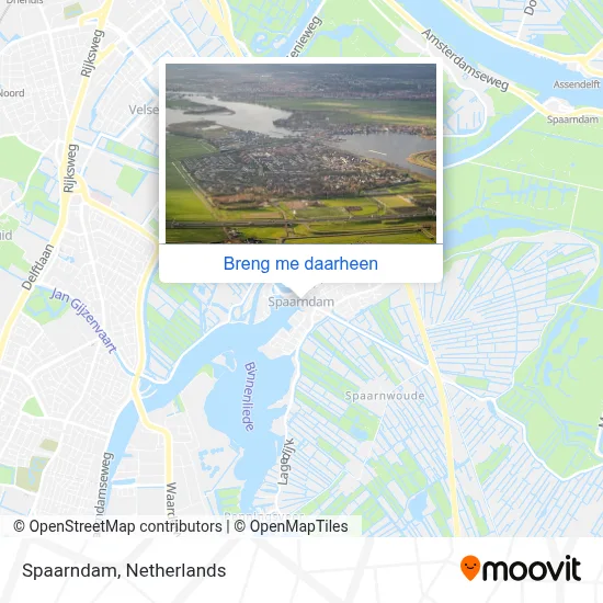 Spaarndam kaart