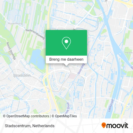 Stadscentrum kaart
