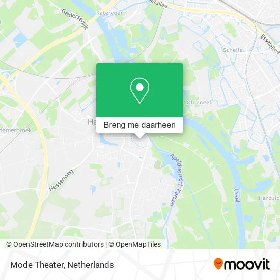 Mode Theater kaart