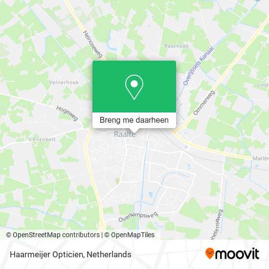 Haarmeijer Opticien kaart