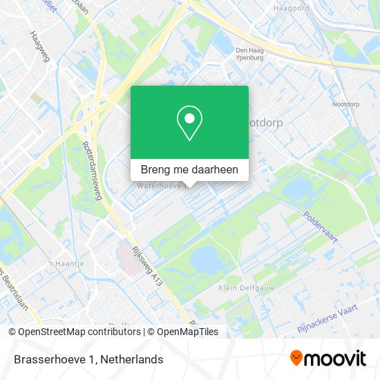 Brasserhoeve 1 kaart