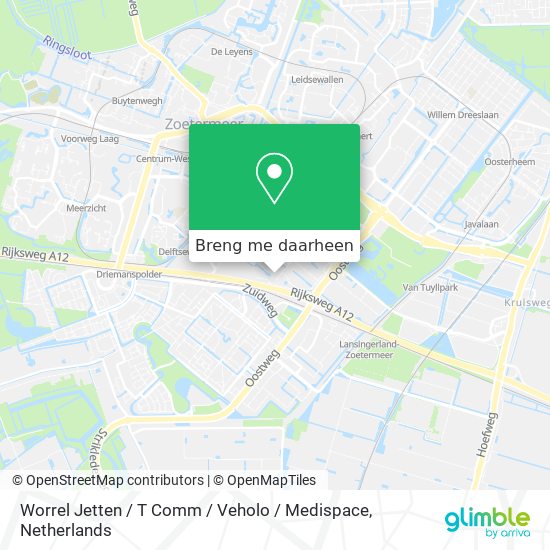 Worrel Jetten / T Comm / Veholo / Medispace kaart