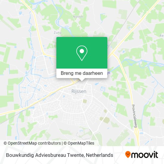 Bouwkundig Adviesbureau Twente kaart