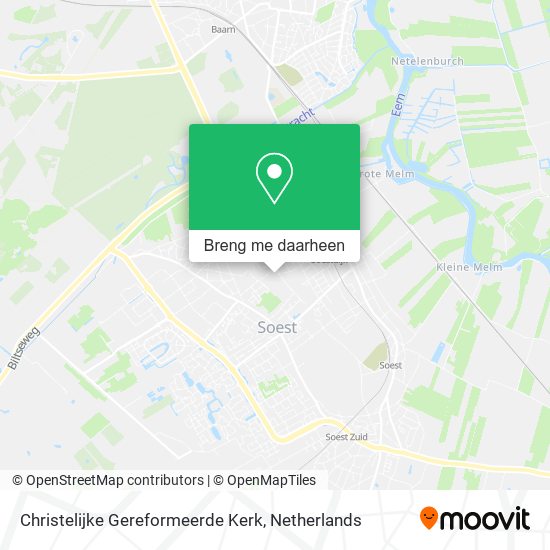 Christelijke Gereformeerde Kerk kaart