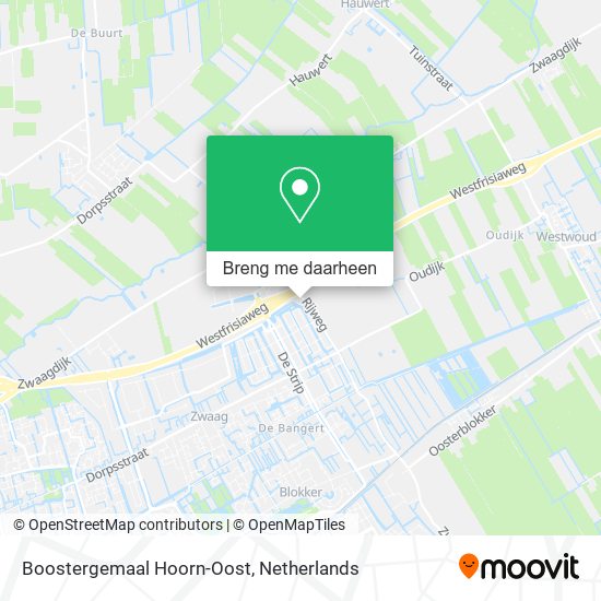 Boostergemaal Hoorn-Oost kaart