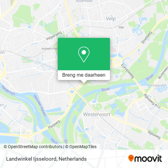 Landwinkel Ijsseloord kaart