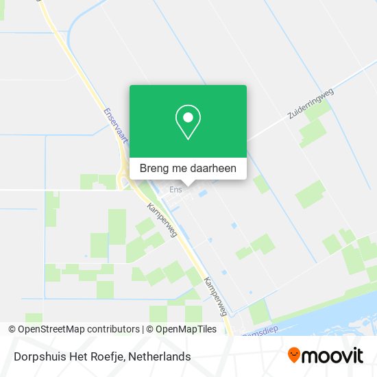 Dorpshuis Het Roefje kaart