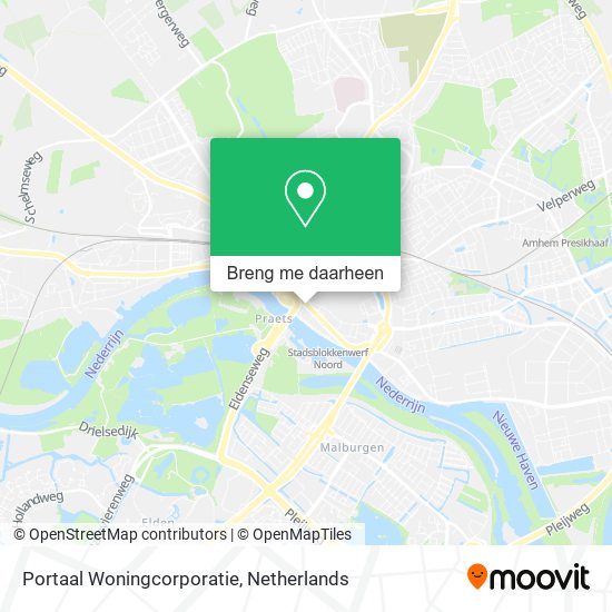 Portaal Woningcorporatie kaart