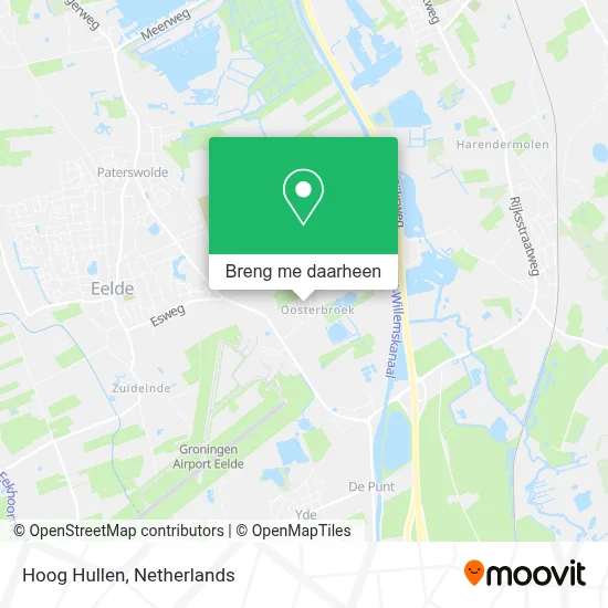 Hoog Hullen kaart