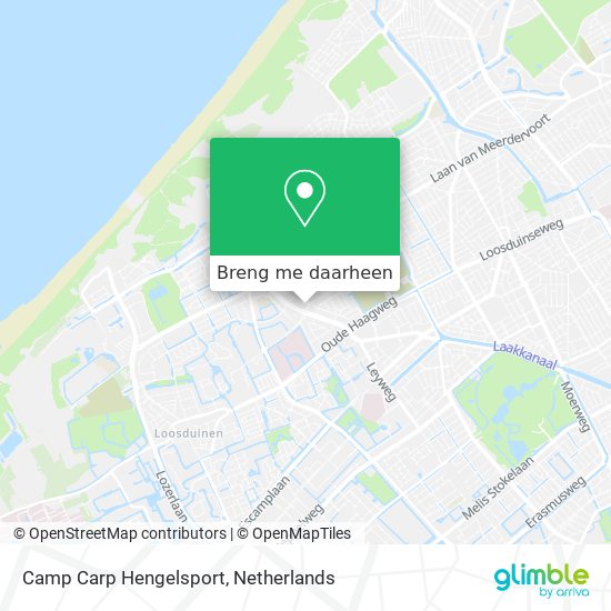 Camp Carp Hengelsport kaart