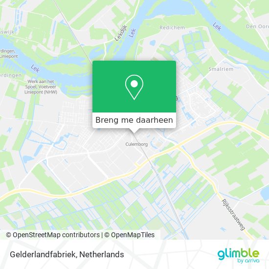 Gelderlandfabriek kaart