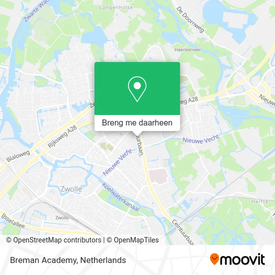Breman Academy kaart