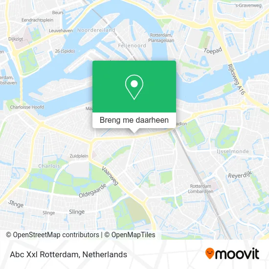 Abc Xxl Rotterdam kaart