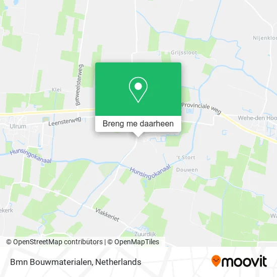 Bmn Bouwmaterialen kaart