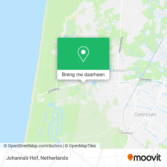 Johanna's Hof kaart
