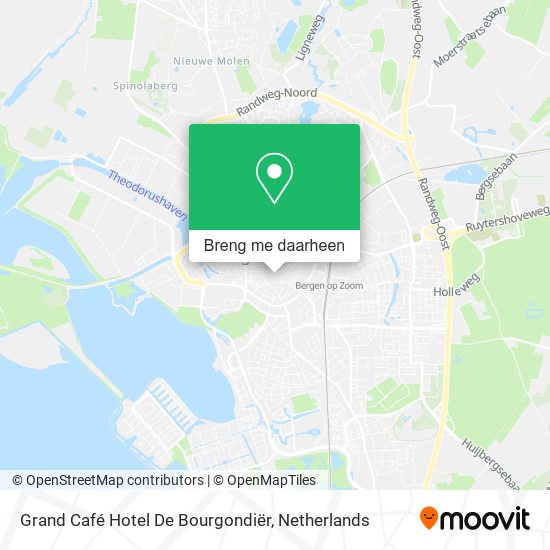 Grand Café Hotel De Bourgondiër kaart