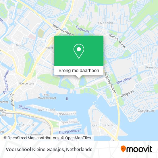 Voorschool Kleine Gansjes kaart
