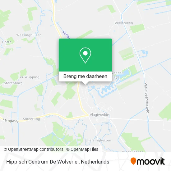 Hippisch Centrum De Wolverlei kaart