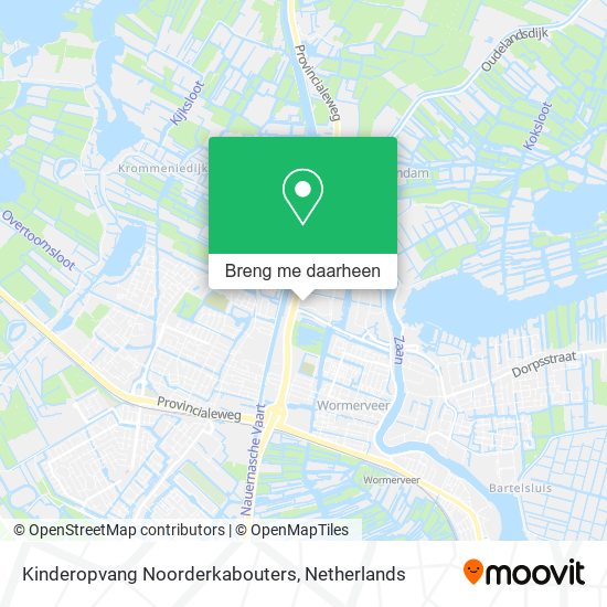 Kinderopvang Noorderkabouters kaart