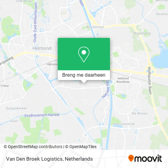 Van Den Broek Logistics kaart