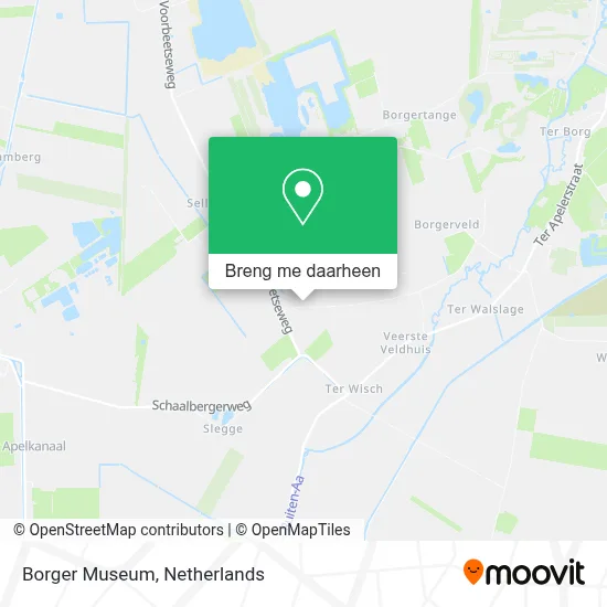 Borger Museum kaart