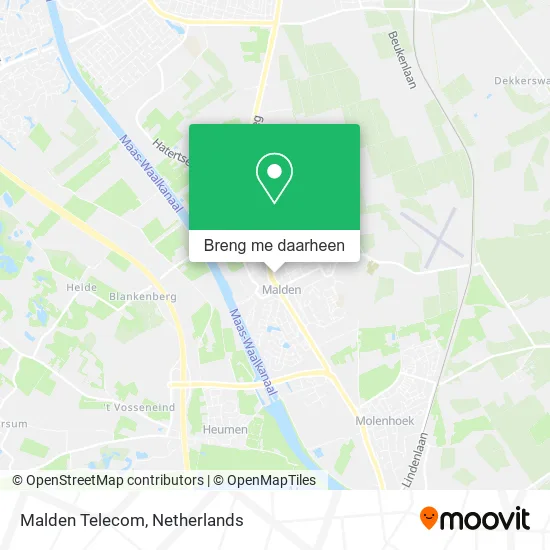 Malden Telecom kaart
