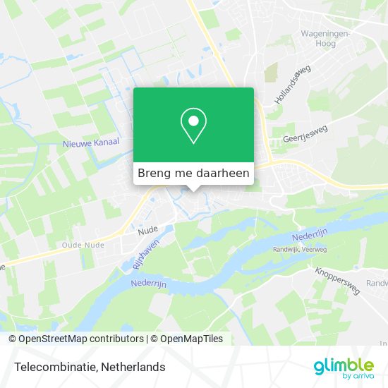 Telecombinatie kaart