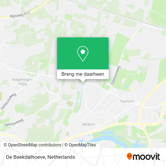 De Beekdalhoeve kaart