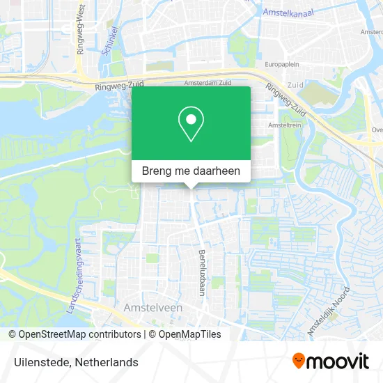 Uilenstede kaart