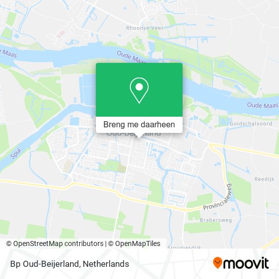 Bp Oud-Beijerland kaart