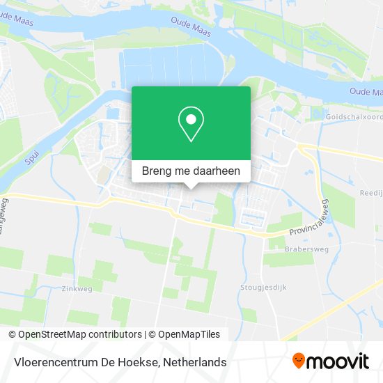 Vloerencentrum De Hoekse kaart