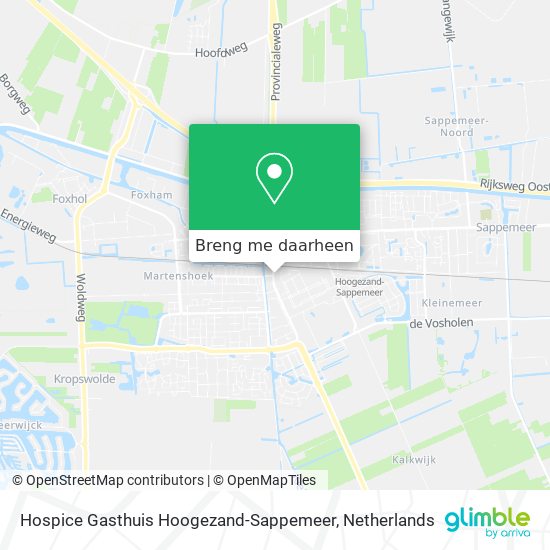 Hospice Gasthuis Hoogezand-Sappemeer kaart