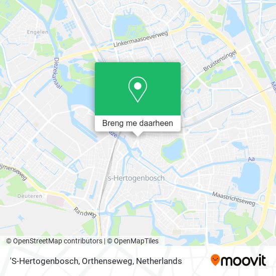 'S-Hertogenbosch, Orthenseweg kaart