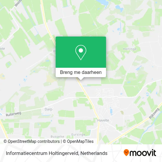 Informatiecentrum Holtingerveld kaart