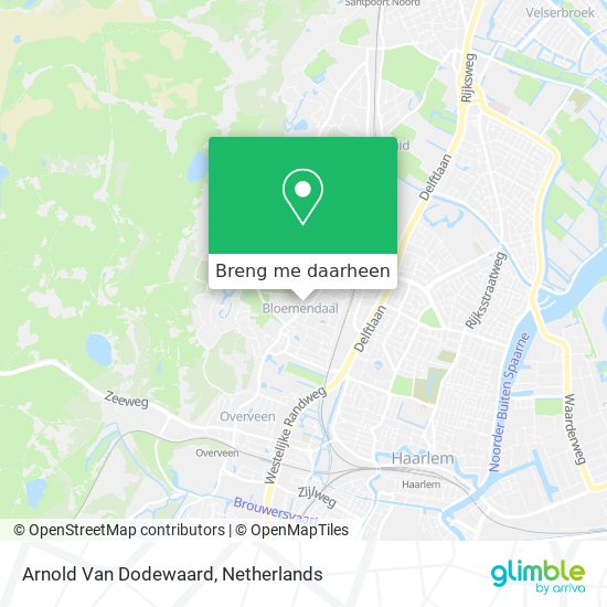 Arnold Van Dodewaard kaart