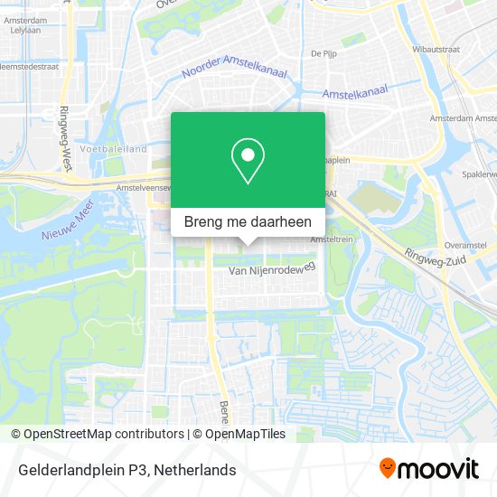 Gelderlandplein P3 kaart