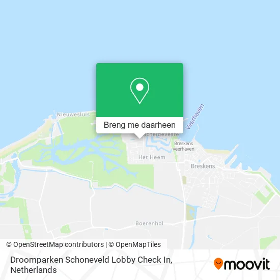 Droomparken Schoneveld Lobby Check In kaart