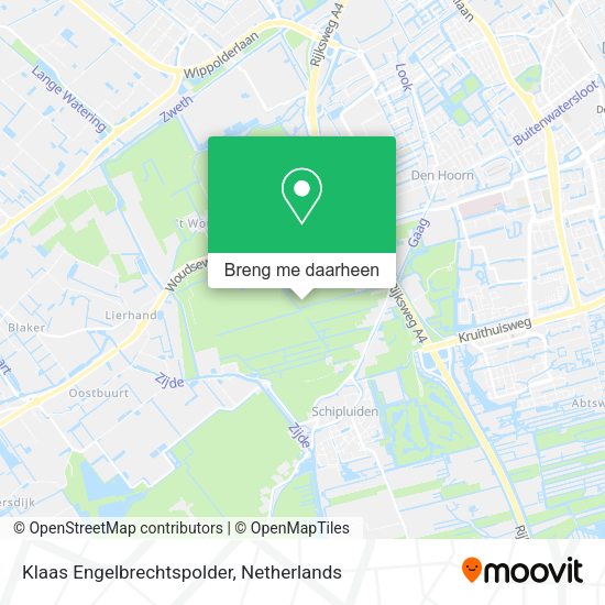 Klaas Engelbrechtspolder kaart