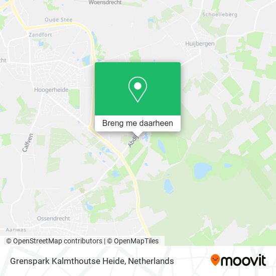 Grenspark Kalmthoutse Heide kaart