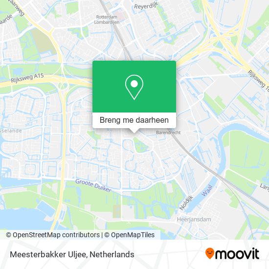 Meesterbakker Uljee kaart