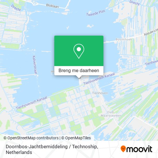 Doornbos-Jachtbemiddeling / Technoship kaart